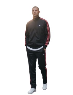 Tuta Adidas nera/rossa